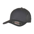 Charcoal - Front - Flexfit Recycled Polyester Baseball Cap