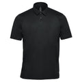 Black - Front - Stormtech Mens Treeline Performance Polo Shirt