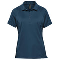 Navy - Front - Stormtech Womens-Ladies Milano Sports Polo Shirt