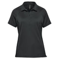 Black - Front - Stormtech Womens-Ladies Milano Sports Polo Shirt