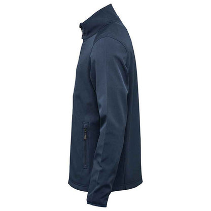 Navy - Side - Stormtech Mens Narvik Soft Shell Jacket