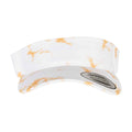 Orange-White - Side - Flexfit Batik Dye Visor Cap