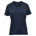 Navy - Front - Stormtech Womens-Ladies Tundra T-Shirt