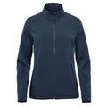Navy - Front - Stormtech Womens-Ladies Narvik Soft Shell Jacket