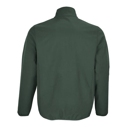 Forest Green - Back - SOLS Mens Falcon Recycled Soft Shell Jacket