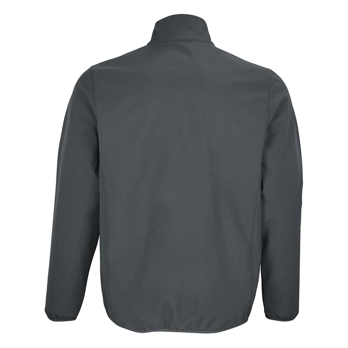 Charcoal - Back - SOLS Mens Falcon Recycled Soft Shell Jacket