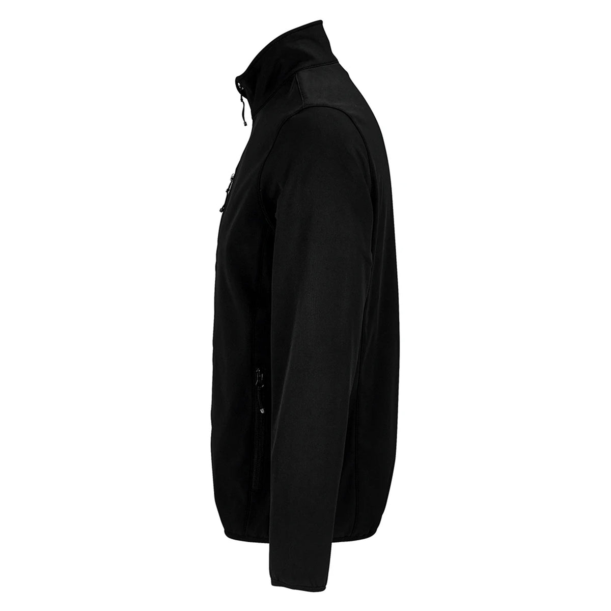 Black - Side - SOLS Mens Falcon Recycled Soft Shell Jacket