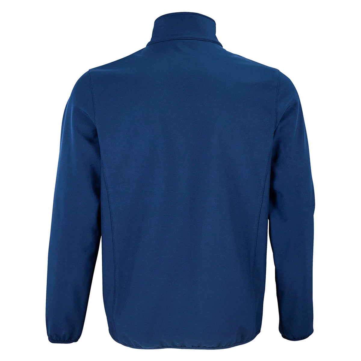 Abyss Blue - Back - SOLS Mens Falcon Recycled Soft Shell Jacket