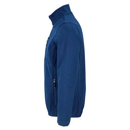 Abyss Blue - Side - SOLS Mens Falcon Recycled Soft Shell Jacket