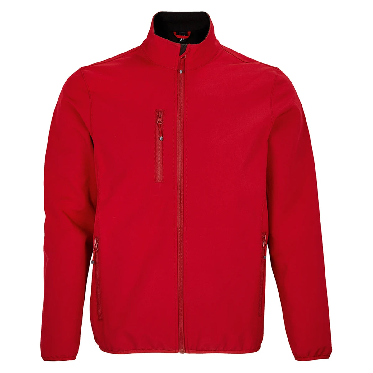 Pepper Red - Front - SOLS Mens Falcon Recycled Soft Shell Jacket