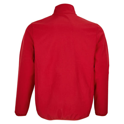 Pepper Red - Back - SOLS Mens Falcon Recycled Soft Shell Jacket