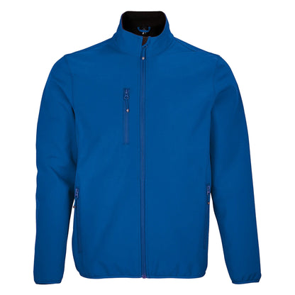 Royal Blue - Front - SOLS Mens Falcon Recycled Soft Shell Jacket