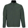 Forest Green - Front - SOLS Mens Falcon Recycled Soft Shell Jacket