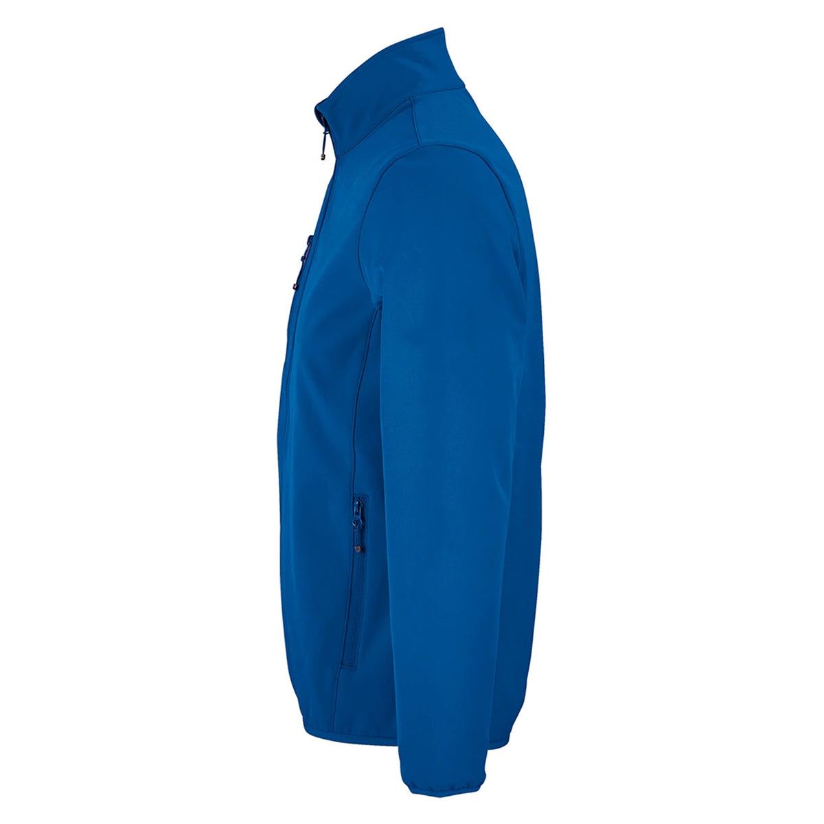 Royal Blue - Side - SOLS Mens Falcon Recycled Soft Shell Jacket