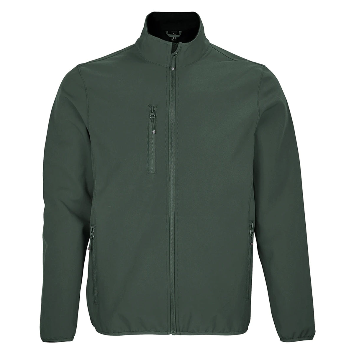 Forest Green - Front - SOLS Mens Falcon Recycled Soft Shell Jacket