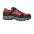 Red-Black - Front - Regatta Unisex Adult Sandstone Safety Trainers