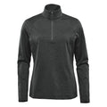 Black Heather - Front - Stormtech Womens-Ladies Treeline Heather Fleece Top