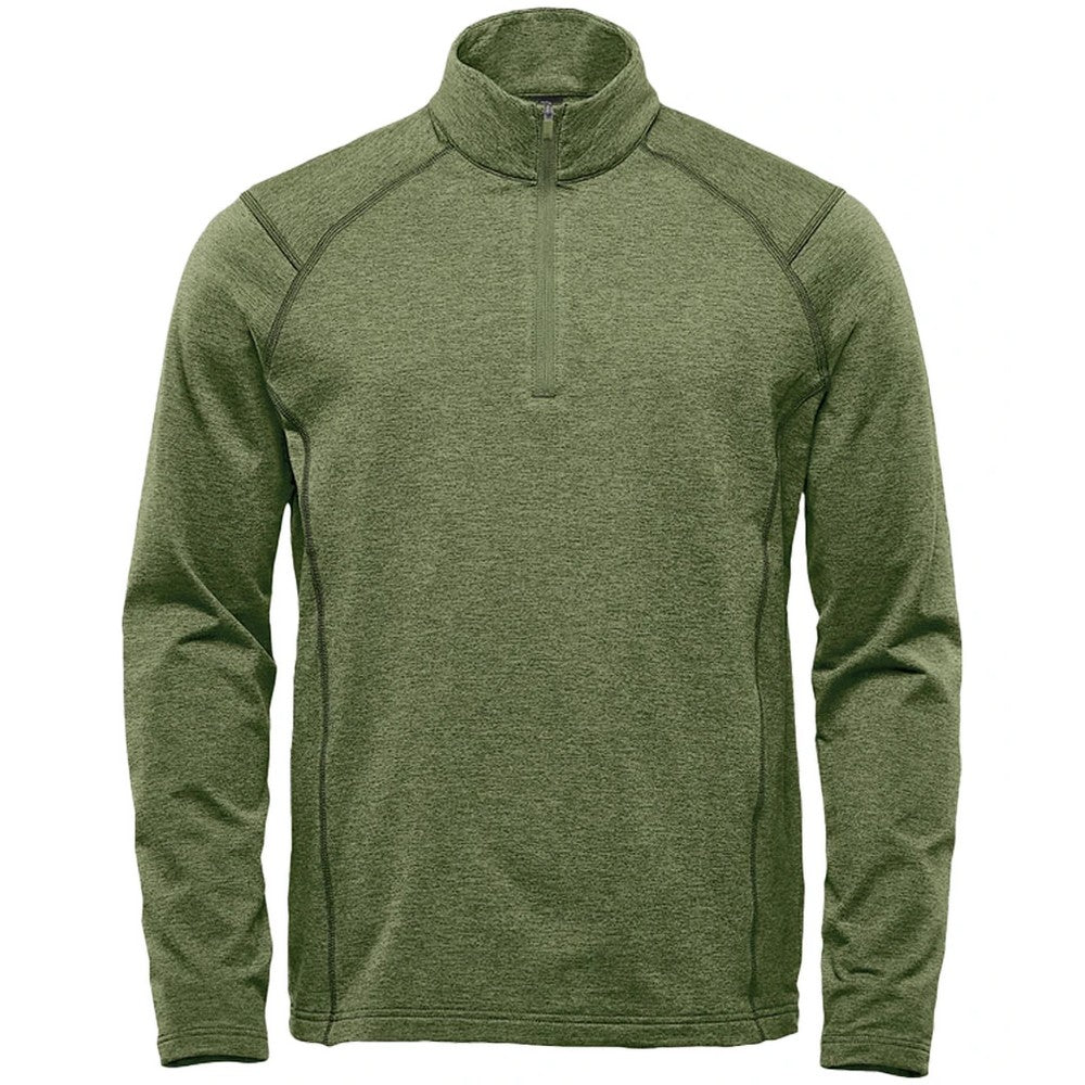 Sage Green Heather - Front - Stormtech Mens Treeline Heather Fleece Top
