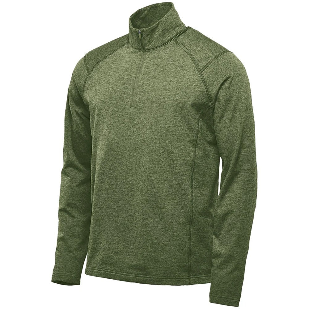 Sage Green Heather - Side - Stormtech Mens Treeline Heather Fleece Top