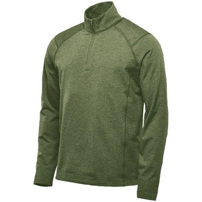 Sage Green Heather - Side - Stormtech Mens Treeline Heather Fleece Top