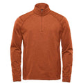 Rust Heather - Front - Stormtech Mens Treeline Heather Fleece Top