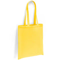 Yellow - Front - Brand Lab Cotton Long Handle 10L Tote Bag