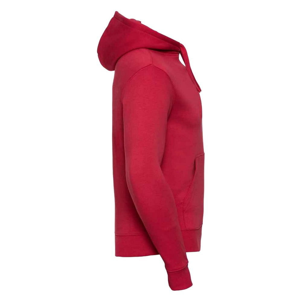 Classic Red - Side - Russell Mens Authentic Hoodie