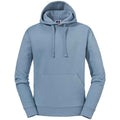 Mineral Blue - Front - Russell Mens Authentic Hoodie
