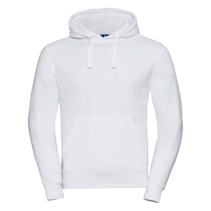 White - Front - Russell Mens Authentic Hoodie