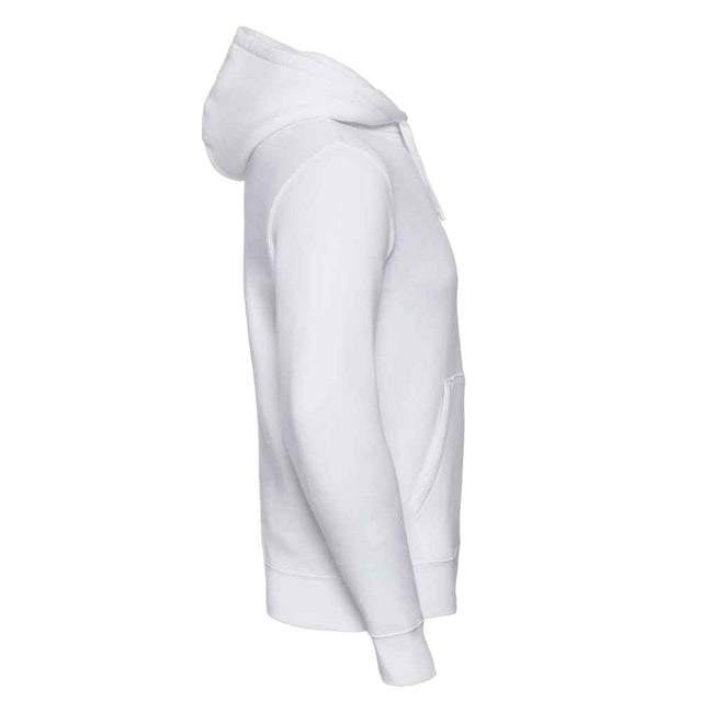 White - Back - Russell Mens Authentic Hoodie