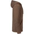 Mocha Brown - Back - Russell Mens Authentic Hoodie