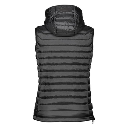 Black-Charcoal - Back - Stormtech Womens-Ladies Gravity Body Warmer