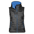 Black-Marine Blue - Front - Stormtech Womens-Ladies Gravity Body Warmer