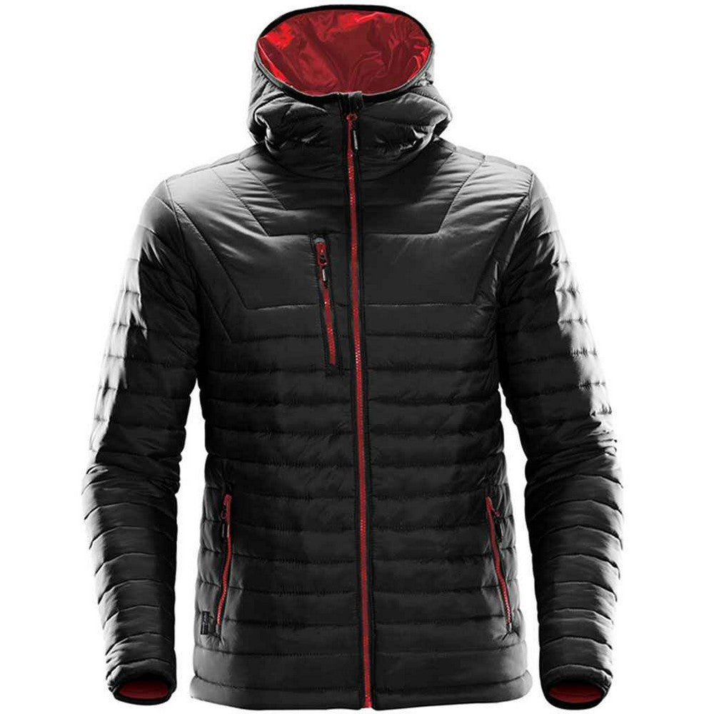 Black-True Red - Front - Stormtech Mens Gravity Thermal Padded Jacket