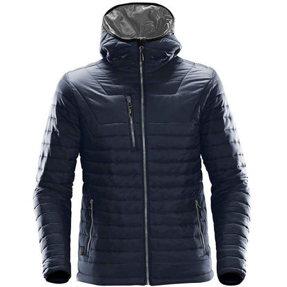 Navy-Charcoal - Front - Stormtech Mens Gravity Thermal Padded Jacket