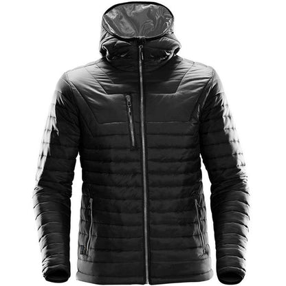 Black-Charcoal - Front - Stormtech Mens Gravity Thermal Padded Jacket