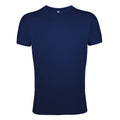 French Navy - Front - SOLS Mens Regent Slim Fit Short Sleeve T-Shirt