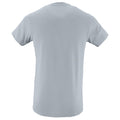 Pure Grey - Back - SOLS Mens Regent Slim Fit Short Sleeve T-Shirt