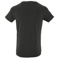 Charcoal Marl - Back - SOLS Mens Regent Slim Fit Short Sleeve T-Shirt