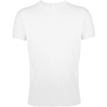 White - Front - SOLS Mens Regent Slim Fit Short Sleeve T-Shirt