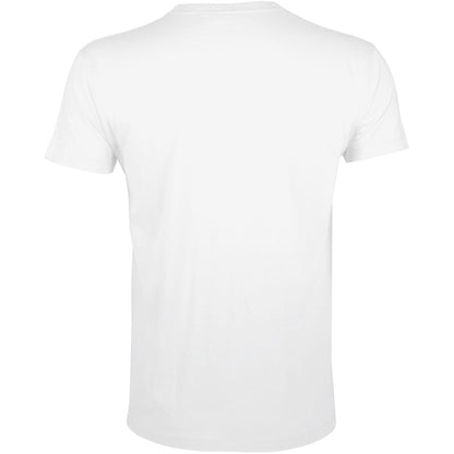 White - Back - SOLS Mens Regent Slim Fit Short Sleeve T-Shirt