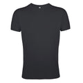 Dark Grey - Front - SOLS Mens Regent Slim Fit Short Sleeve T-Shirt