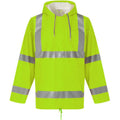 Yellow - Front - Yoko Mens Flex U-Dry Hi-Vis Jacket