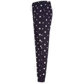 Navy-White - Back - SF Unisex Adult Stars Cuffed Lounge Pants