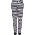 Navy-White Stripe - Front - SF Unisex Adult Stars Cuffed Lounge Pants