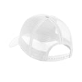White - Back - Beechfield Unisex Adult 6 Panel Recycled Trucker Cap