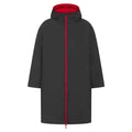 Black-Red - Front - Finden & Hales Unisex Adult All Weather Waterproof Jacket