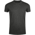 Charcoal Marl - Front - SOLS Mens Imperial Slim Fit Short Sleeve T-Shirt