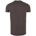 Dark Grey - Back - SOLS Mens Imperial Slim Fit Short Sleeve T-Shirt