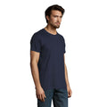 French Navy - Pack Shot - SOLS Mens Imperial Slim Fit Short Sleeve T-Shirt